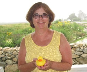 2009 Duck Derby winner Margo Moore