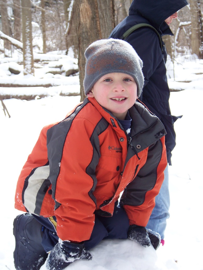 Boy in snow