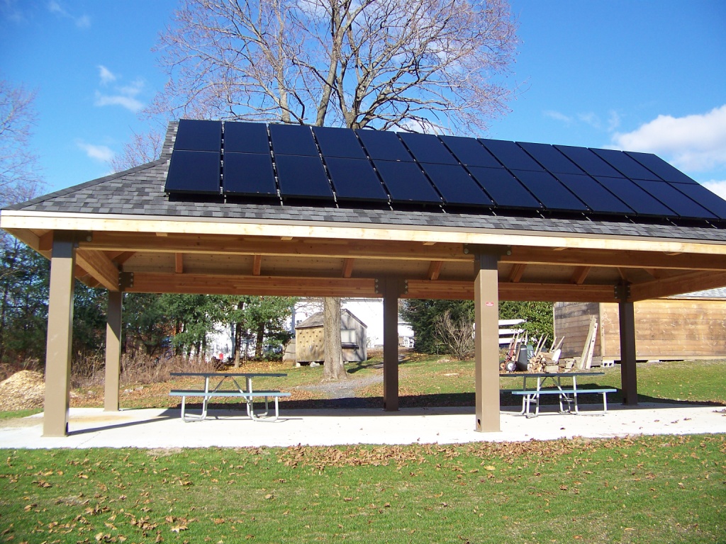 Solar Pavilion at Broad Meadow Brook