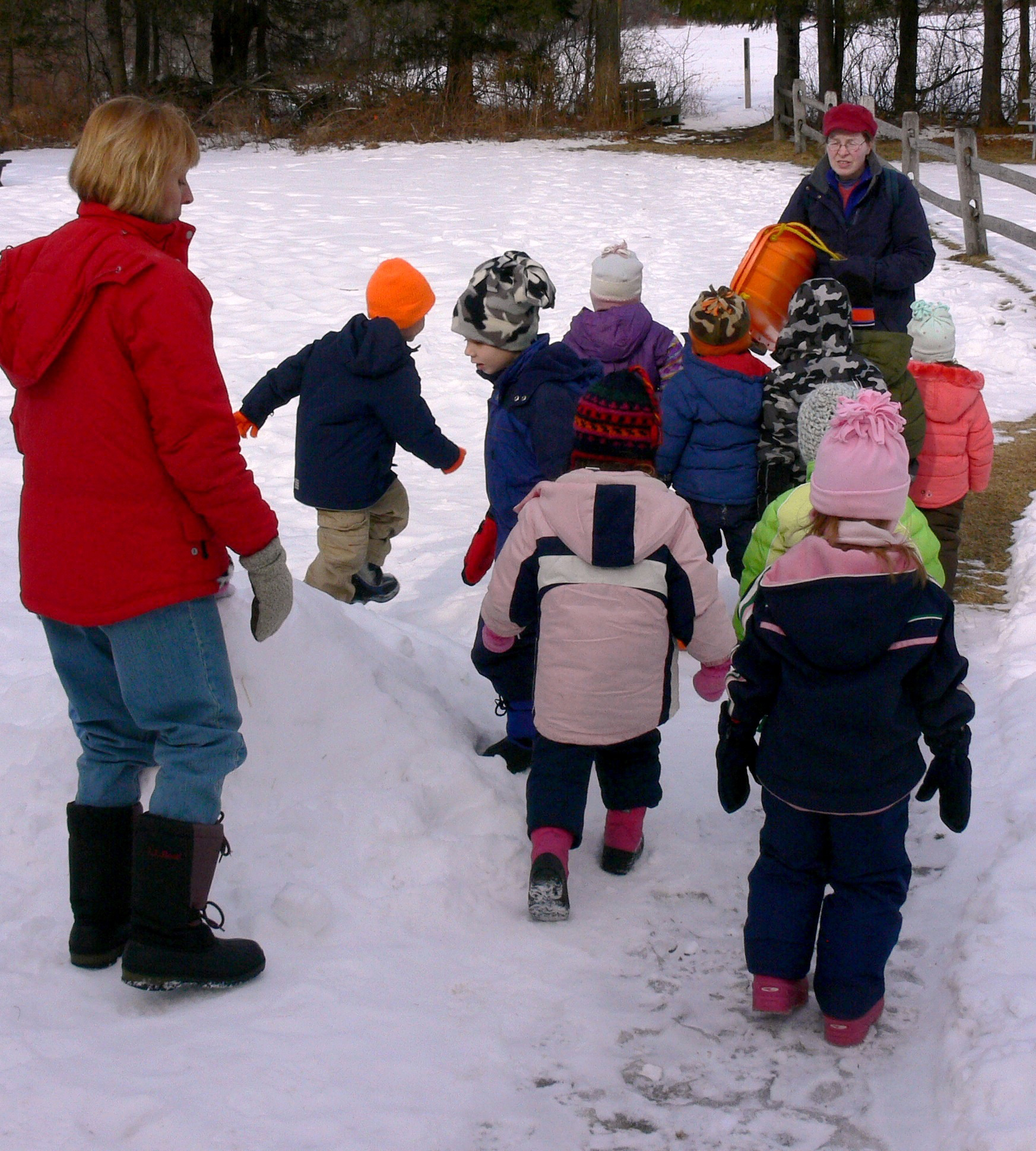 WM Preschoolers in Snow