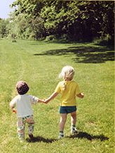 Little Children Holding Hands