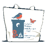 Mass Audubon Bluebird Grocery Bag