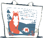Mass Audubon Red Fox Grocery Bag